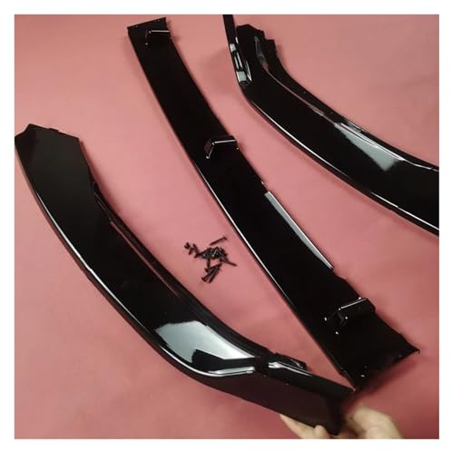 Front Spoiler Läpp För Seat För Leon MK4 För Cupra 2021-2024 Front Bumper Lip Spoiler Splitter Diffuser Retrofit Bodykit Tuning Främre Stötfångare Läpp(Gloss Black)