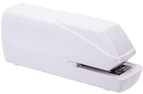 ZHAPEG Elektrisk häftapparat automatisk elektrisk häftapparat 20 ark kapacitetsadapter/batteridriven för kontor skola kontorsmaterial