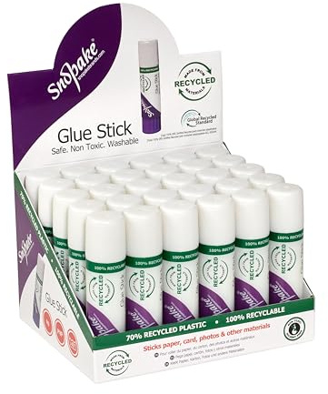 Snopake PVP 9g GlueStick [Pack of 30] Safe, Washable & Non-Toxic [15797]