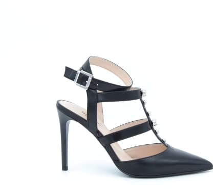 Nero Giardini E218333DE Décolleté Donna in Pelle - Nero 36 EU