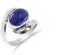 HIMALYA QUARTZ Lapislazuli Silber 925 Ring Oval 8x10mm Handgemachter Boho Damen Herrenring fur Verlobungring, Hochzeit HQ-SR21-LPLZ-7.5