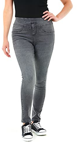 M17 Women's Women Ladies Denim Jeans Jeggings Sculpt Pull on Skinny Fit Casual Cotton Trousers Jeans Jeggings Skinny Fit Trousers Pants