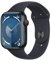Apple Watch Series 9 (45 mm GPS + Cellular) Smartwatch avec boîtier Aluminium et Bracelet Sport Minuit (M/L). Suivi de l’activité Physique, apps Oxygène sanguin et ECG, écran Retina Toujours activé