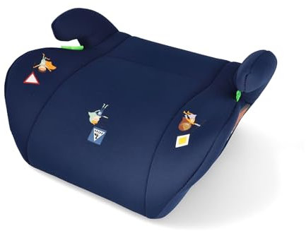 cartrend Kids Kindersitzerhöhung, Zertifiziert nach DIN ECE R129, für 125–150 cm Körpergröße, verbesserter Seitenaufpallschutz, ergonomisch, blau