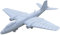 2 STÜCKE 3D-Militärmodell, Maßstab 1/200, United States Air Force B-57B Canberra Bomber Fighter, Ungefärbtes Harzmodell for Die Hobby-Sammlung