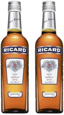 RICARD Pastis de Marseille Apéritif anisé - 45%, 35cl (Lot de 2)