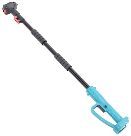 Cordless Pole Saw Attachment, Lightweight Extendable Tree Trimming Tool for Garden Yard Iron Nylon 4.1 to 7.21 Ft 180 Degree Rotating Head Battery Compatible