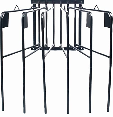 Amesbichler Reitsport AMKA Pferde Deckenhalter 6 armig schwenkbar, schwarz Pferdedeckenhalter