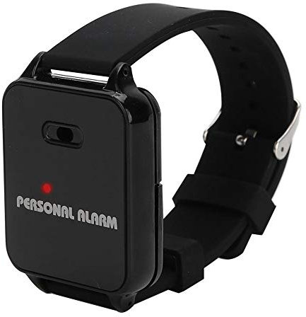 Wristband Personal Alarm, Outdoor Running Self Defense Security Device With Flashing Light for Elderly, Children, Women