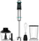 Cecotec Batidora de mano Power TitanBlack 1200 XL Cream&Crush. Potencia 1200 W, Tecnología CrossBlades, Pie XL, Campana antisalpicaduras, Velocidad ajustable, Función Turbo