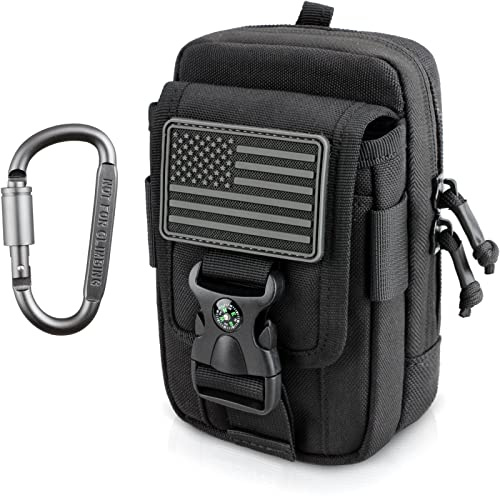 WYNEX Tactical Phone Pouch Molle, EDC Phone Holster, Small Admim Pouch