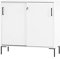 Möbelpartner Montana 701723 Aktenschrank, 100,1 x 41 x 96,6 cm, weiß matt