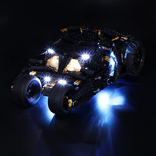 GEAMENT LED Light Kit Compatible with LEGO Batmobile Tumbler - Lighting Set for 76240 Model (Building Set Not Included)
