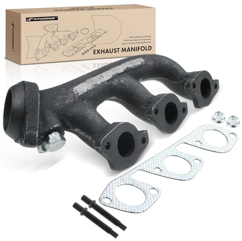 A-Premium Right Side V6 4.2L Exhaust Manifold Kit W/Gaskets & Hardware