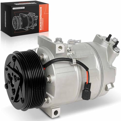 Frankberg Compresor de aire acondicionado con embrague Diesel Compatible con NV300 X82 Vivaro E7 J7 F7 X82 Laguna II BG0/1 KG0/1 Trafic JL FL EL JG FG EG Replace# 8200848916incl. aceite premezclado
