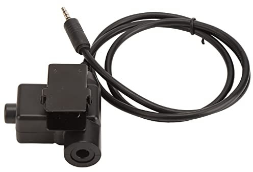 Leapiture U94 PTT-Kopfhöreradapter, Professionelles PTT-Hörerkabel, Hochflexibler PTT-Headset-Adapter Für 3,5-mm-Sound-Interface-Handy