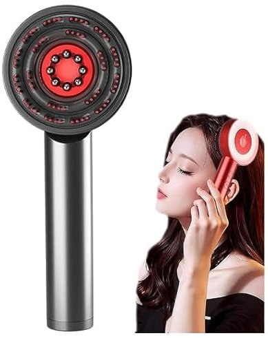 Bürste Kopfmassagegerät Elektrisch, Scalp Massager, Massagebürste Haare, Kopfhaut Massagegerät, Haarbürste Damen zur Massage und Kopfhautpflege