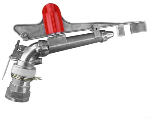 DAZZLEEX Lawn Sprinkler, Garden Hose Nozzles 360° Rotation Aluminium Alloy Hose Pipe Attachments For Irrigation Of Garden Lawn, Sugar Cane, Garden, Gardening