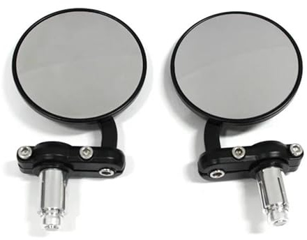 BYLKFC Specchietti Retrovisori per estremità Manubrio Moto per Kawasaki Z1000 Z750 ER6F ER6N Specchietto Retrovisore per estremità Manubrio Parte specchietti per Moto specchietti
