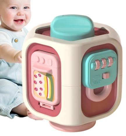Generisch Cubo de actividad para bebés, juguete educativo, sensorial interactivo juego educativo para promover el desarrollo y el aprendizaje lúdico para bebés y