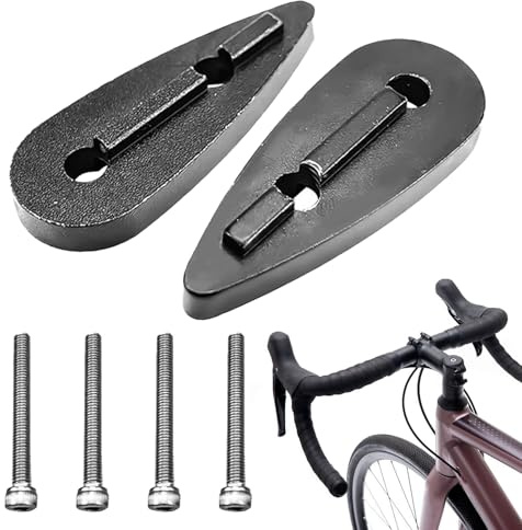 Générique Bicycle Steering Set Washers | Carbon Fiber Washers For Cycling, Road Bike Handlebar Spacers - For Modification Adjustment Performance Road Mountain Workshop Garage