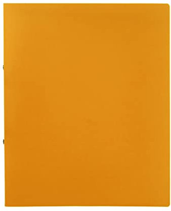 Idena 10436 - Ringbuch im Format DIN A4, 2-Ring-Mechanik mit 16 mm Durchmesser, 20 mm Rückenbreite, orange, 1 Stück