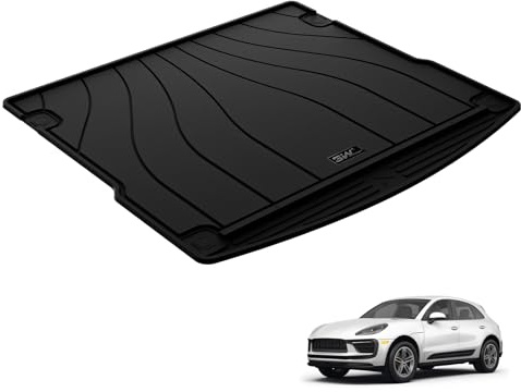 3W Boot Liner Fit for Porsche Macan 2014-2024 [Not for EV] TPE All Weather | Custom Fit Trunk Mat for Porsche Macan, Waterproof, Anti-Slip, Easy to Clean, Cargo Liner Accessories