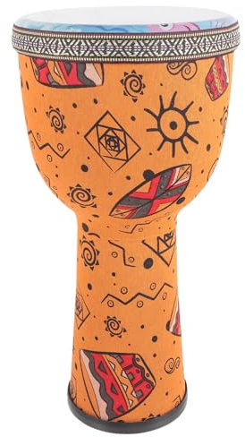 VICASKY Profi Djembe Trommel Bongo Drum Buschtrommel Percussion Elefant Art Profi Djembe Trommel Bongo Drum Buschtrommel Percussion Schnitzerei