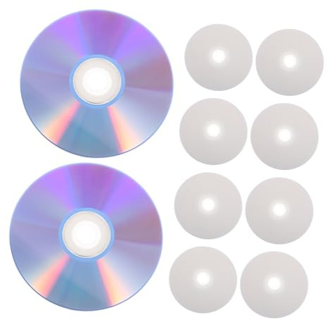 ZUNOXAZ 10 pezzi Dischi Cd-rw Riscrivibili Vuoti Alta Capacità per Registrazione Audio Backup Dati e Duplicazione Compatibili Masterizzatori Multimediali