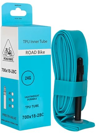 OAJABBGE Camera D Leggera Per Ciclismo Rinforzata Con Valvole Francesi Materiali Resistenti 700X18 28C Adatta Più Cerchi Dimensioni Tubo Pneumatici Bici Da Strada