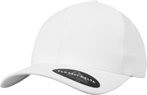 Flexfit Mixte Flexfit Delta White S/M Casquette, Blanc, S-M EU