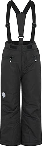 Color Kids Unisex Kids Ski W.Pockets-Recycled Snow Pants, Black, 116