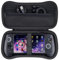 Khanka Hartschalenkoffer für Anbernic RG556 Retro Handheld Spielkonsole, Aufbewahrungstasche für RG556 5.48-Zoll Android Retro Handheld Spielkonsole, Fall nur (Schwarz)