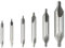 Center Drill Bits Set, 6 PCS HSS Metal Drill Bits, 60 Degree Self Centering Drill Bit, Centre Drill Bit, High Speed Steel, for Lathe Metalworking, Wood Lathe Accessories 1.0/1.5/2.0/2.5/3.0/5.0