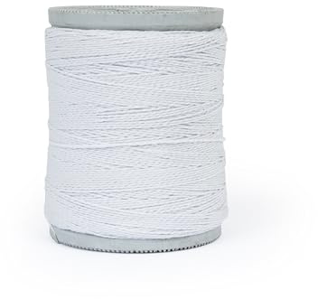 Shelver 100m Long Elastic Thread for Sewing, Shirring Elastic (White)