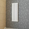 Brokky Heating Panel White 311mm x 900mm-Vertical Column Radiator Double Flat Panel