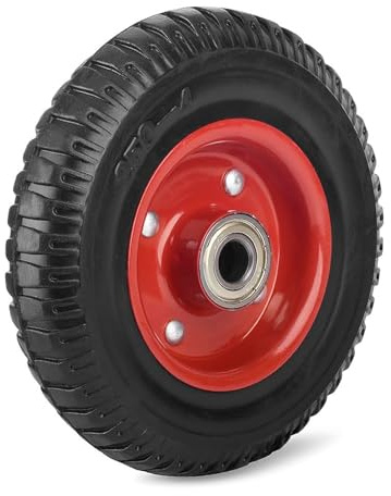 CABLEPELADO - Rueda Neumática con Tacos para Carretilla - Rueda de 125mm, Soporta hasta 130 Kg, Ideal para Uso en Terrenos Difíciles