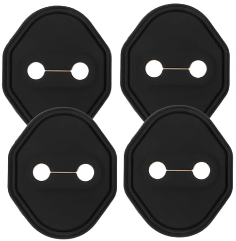 VALICLUD 4pcs Car Door Lock Latch Covers Modified Rust Door Lock Protection for Vehicle Use Car Accessories Replacement Parts