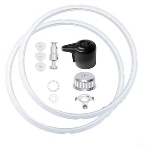 AugustknowU 11-teiliges Topfzubehör-Ersatz-Set für 5 Quart und 6 Quart Modelle mit Dampfablassventil und Schwimmerventil