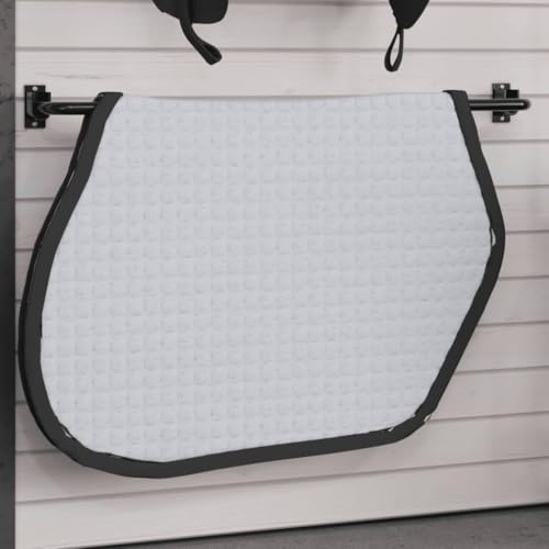 LoogCape Support de plafond de selle noir en fer - Support mural pour repose-selle, peu encombrant, robuste, idéal pour écurie, chambre de selle, remorque de cheval, polyvalent, accessoire