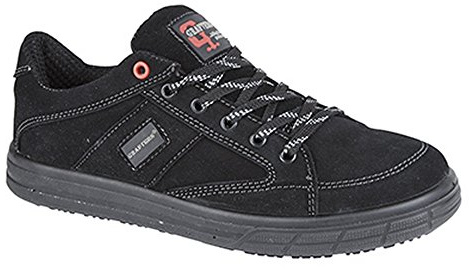 Grafters M9512AS Unisex Skate Sicherheitsschuhe, Schwarz, Schwarz , 43.5 EU