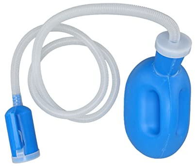 Syangkaitian Urinarios portátiles para hombres, botella de orina masculina a prueba de derrames, reutilizable, 2000 ml, tubo largo grueso, orinal portátil con tapa para pacientes de edad avanzada, bot