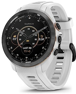 Garmin Approach S70, 42 mm case Size, Premium Golf GPS Smartwatch with 1.2” AMOLED Display, Battery Upto 10 Days, 43,000 Preloaded Courses, Wind Speed and Direction, Hazard View, Green View Feature