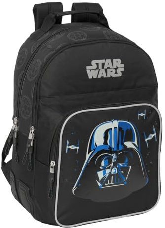 STAR WARS REBELLION - Mochila Escolar Infantil, Ideal para Niños de Diferentes Edades, Cómoda y Versátil, Calidad y Resistencia, 32x15x42 cm