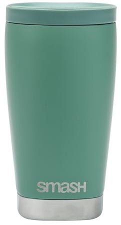 Smash Stainless Steel Twist & Lock Travel Coffee Mug 350ml/ 12 fl oz Sage