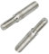 OTOTEC 2Pcs Double End Threaded Stud Bolts M8 to M10 55mm 304 Stainless Steel Thread Adapter for Mechanical Structural Columns Fasteners