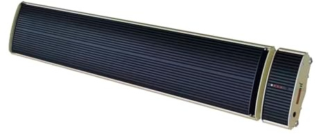 Mpc Tarifa 1800w Apptuya Calentador Infrarrojo Wifi Para Exteriores Aluminio Negro 1800w Onda Larga Sin Emisión De Luz Adecuado Para Uso En Exteriores Con Mando a Distancia Protección Ip65