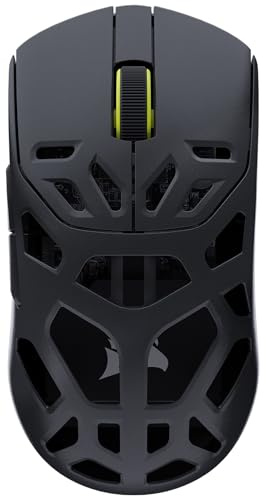 Corsair Sabre v2 Pro MG sans Fil Souris Gaming – 33 000 DPI, D’Interrogation de 8 000 Hz, Coque en Alliage de Magnésium de 56 g, Jusqu'à 170 Heures D'autonomie de la Batterie, Web Hub – Noir