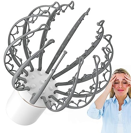 Octopus Claw Head Massager | Bärbar uppladdningsbar massageapparat för hårbotten | Massageapparat för hårbotten, hårbottenskrapare, massageapparat för huvud och hårbotten för avkoppling, Aznever