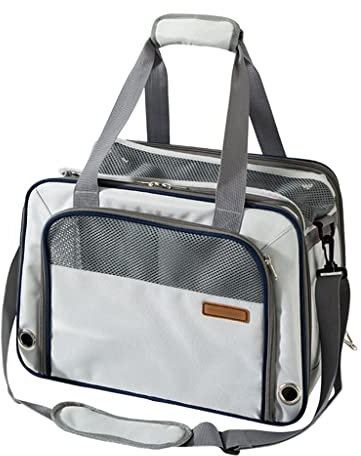 Samnuerly Belüftungs-Haustiertransporter, Faltbarer Aufbewahrungsrucksack für Katzen, Hundetransporter, Tasche für kleine Katzen, Hunde, Rucksack für Reisen, Wandern und Outdoor-Einsatz (C)